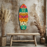 Camouflaged Tiger Glass Wall Art