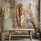 Camouflaged Tiger Glass Wall Art