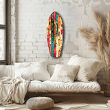 Camouflaged Tiger Glass Wall Art