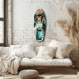 50s Vintage Garage Glass Wall Art