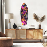 Kinetic Cosmos Glass Wall Art