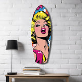 Marilyn Monroe Popart Glass Wall Art