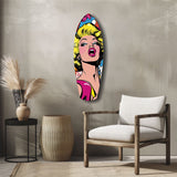 Marilyn Monroe Popart Glass Wall Art
