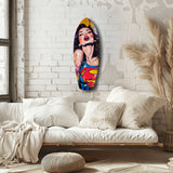 Supergirl Glass Wall Art