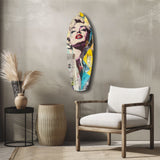 Marilyn Monroe Glass Wall Art