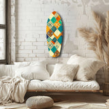 Abstract Art Glass Wall Art