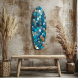 Tableau en verre Plumes du refuge - 90x30 cm