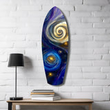 Kinetic Cosmos Glass Wall Art