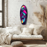 Addicted to Surfing Glass Wall Art