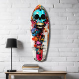 Street Soul Graffiti Skulls Glass Wall Art