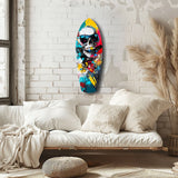 Street Soul Graffiti Skulls Glass Wall Art
