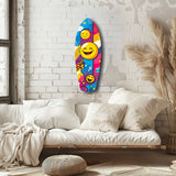 Smiley Glass Wall Art