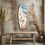 Shoreline Treasures Cuadro de cristal - 90x30 cm