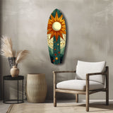 Radiant Horizon Glass Wall Art