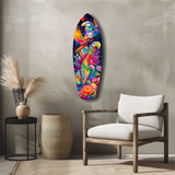 Tropical Symphony Glass Wall Art