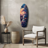 Celestial Dreamer Glass Wall Art
