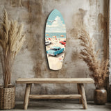Timeless by the Sea V3 Quadro su vetro - 90x30 cm