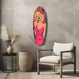 Marilyn Monroe V2 Glass Wall Art