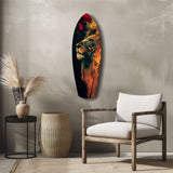 Lion Pride V5 Glass Wall Art