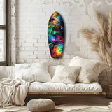 Kinetic Cosmos Glass Wall Art
