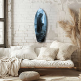 Light Saber Glass Wall Art