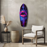 Colorful Lips V3 Glass Wall Art