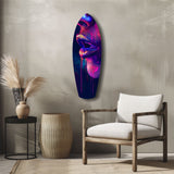 Colorful Lips V8 Glass Wall Art