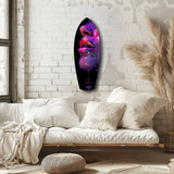 Colorful Lips V9 Glass Wall Art
