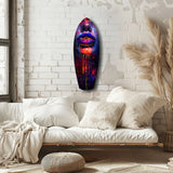 Colorful Lips V10 Glass Wall Art