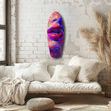 Colorful Lips V17 Glass Wall Art
