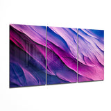 Purple Mega-Glasbild - 140x72 cm