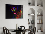 Female Portrait 30 Glass Wall Art.