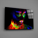 Female Portrait 33 Glass Wall Art.