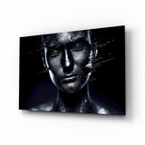 Tableau en verre Portrait de femme 35 - 72x46 cm