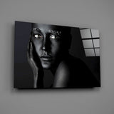 Woman Portrait 37 Glass Wall Art.