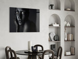 Woman Portrait 37 Glass Wall Art.