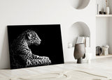 Leopard Glass Wall Art.