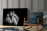 Lion Glass Wall Art.