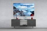 Sea Landscape Glass Wall Art.