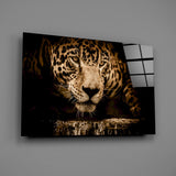 Leopard Glass Wall Art.