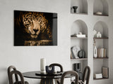 Leopard Glass Wall Art.