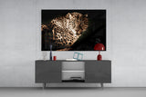 Leopard Glass Wall Art.