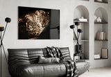 Leopard Glass Wall Art.