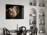 Leopard Glass Wall Art.
