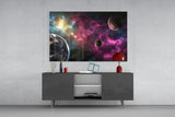 Space Glass Wall Art.