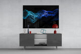 Rhythmic Fog Glass Wall Art.