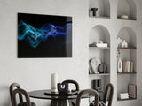 Rhythmic Fog Glass Wall Art.