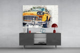 Classic Chevrolet Glass Wall Art.