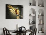 Parrot Glass Wall Art.