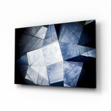 Quadro in vetro Architettura geometrica - 72x46 cm